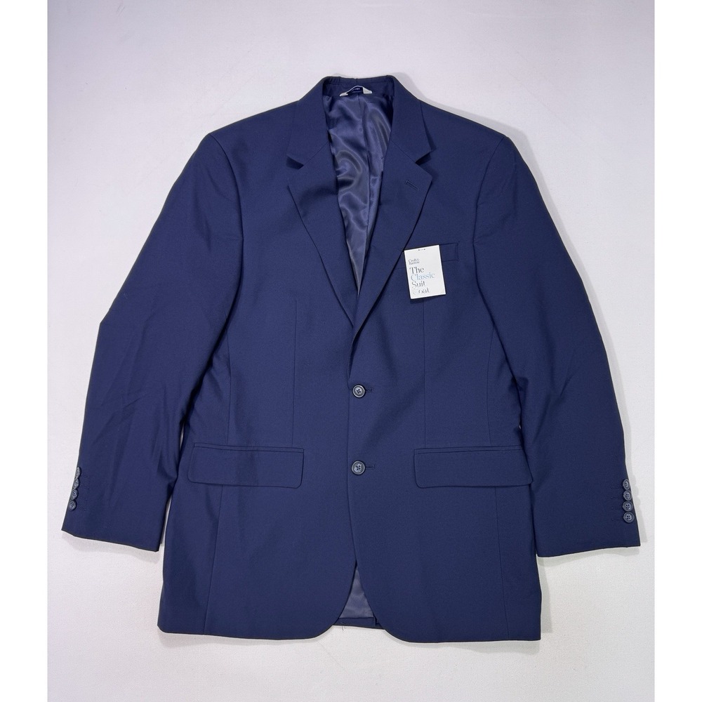 Croft & Barrow Classic Suit Coat Mens 38R Blue Blazer Sport Coat NWT Business